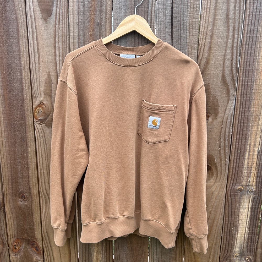 WIP Carhartt Men's Crewneck Sweatshirt in Tan